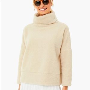 Tuckernuck Tan Teddy Fleece Rollins Pullover